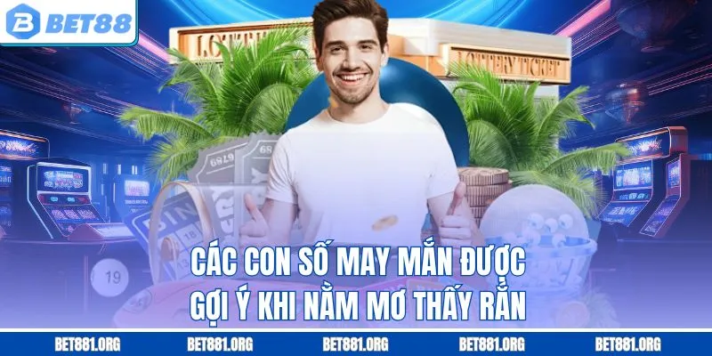 Các con số may mắn được gợi ý khi nằm mơ thấy rắn