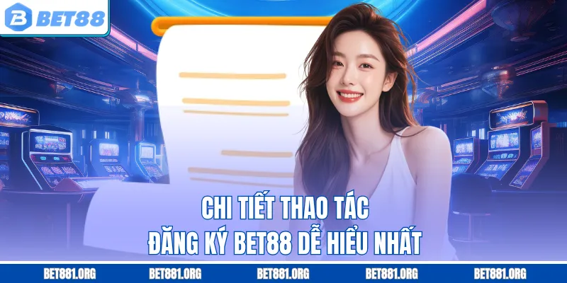 Chi tiết thao tác đăng ký Bet88 dễ hiểu nhất